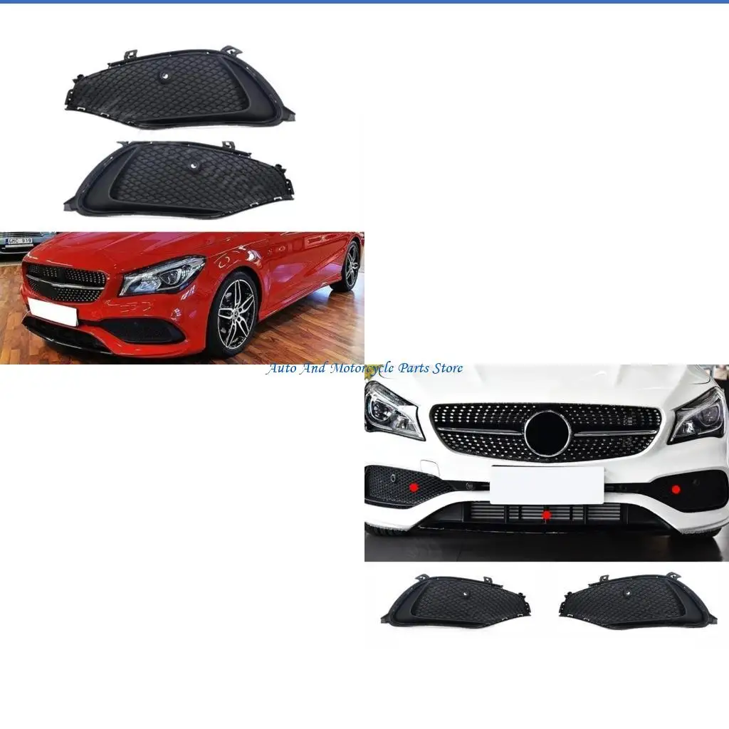 

P9FD 1178857500 1178857600 Front Bumper Grille Auto Accessory for CLA180 CLA200 CLA250 W117 16-19 Replacement Fog Light Cover