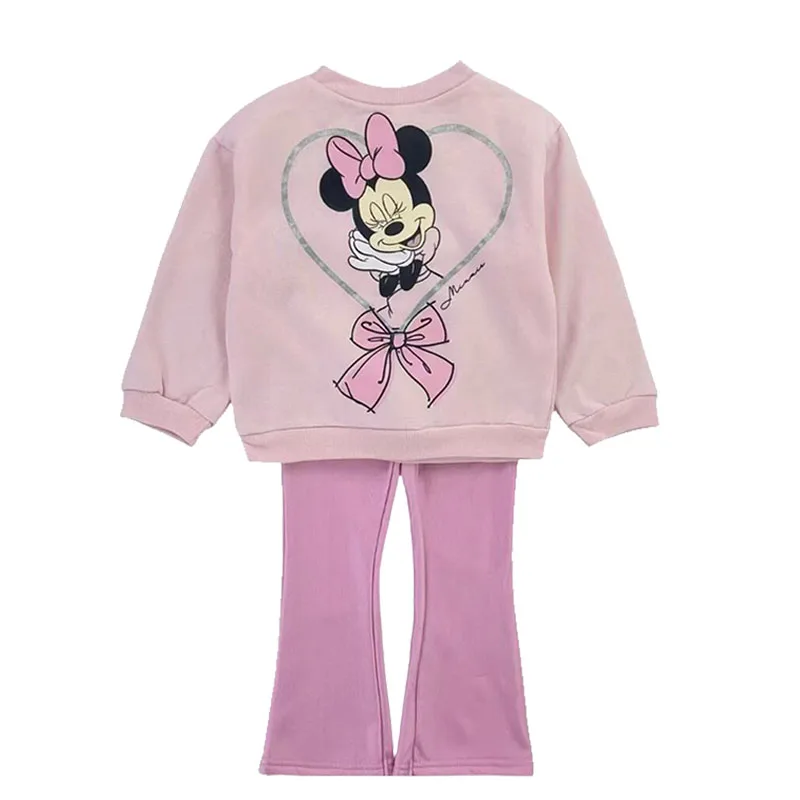 Spring Mom Kids Vacation Outing Clothes Girls Cute Mini Mouse Set Fall Baby Girl Toddler Princess Casual Collegiate Style Set