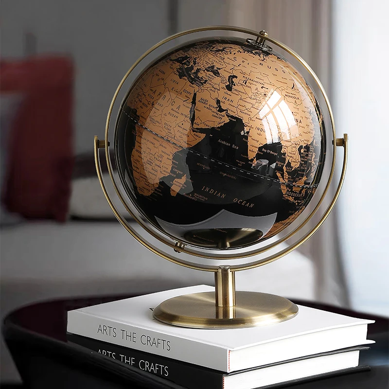 Retro English Globe Map Home Decor World Globe Office Decor Desk Ornaments Geography Kids Education Globe Decor Decoration