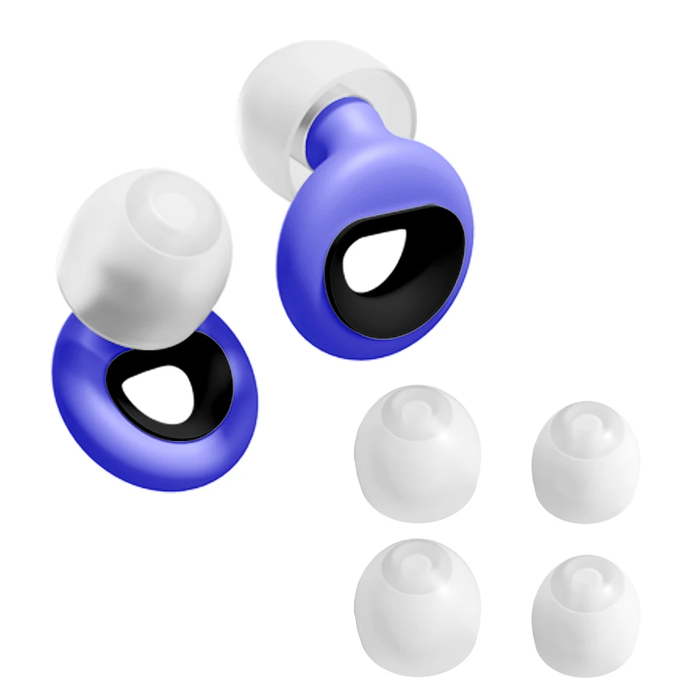 

HUAK Plus Ear Plugs + Mute for Extra Coverag- 3size Ear Tips in S/M/L - High-Fidelity Reusable Concerts & Festivals