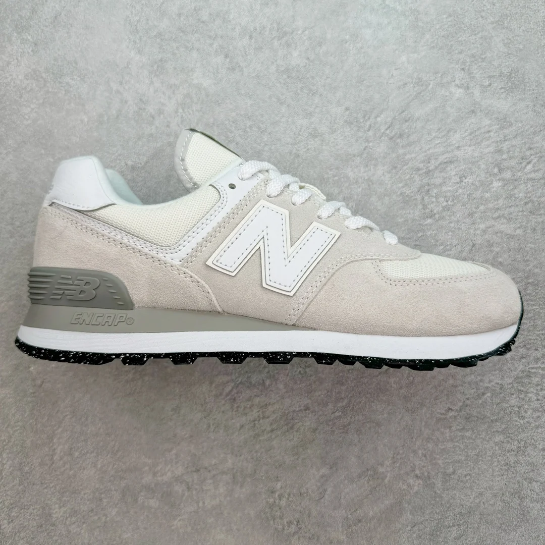 Newbalance Mannen/Vrouwen Nb574 Retro Duurzame Vintage Hardloopschoenen Unisex None-Slip Mesh Met Suède Ademende Sportwandeling Sneakers