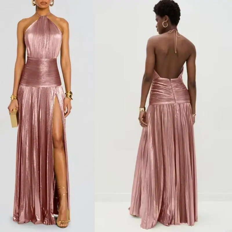 Refined Dress With Uneven And Neckline Festival Evening Dress Wedding Guest Dress