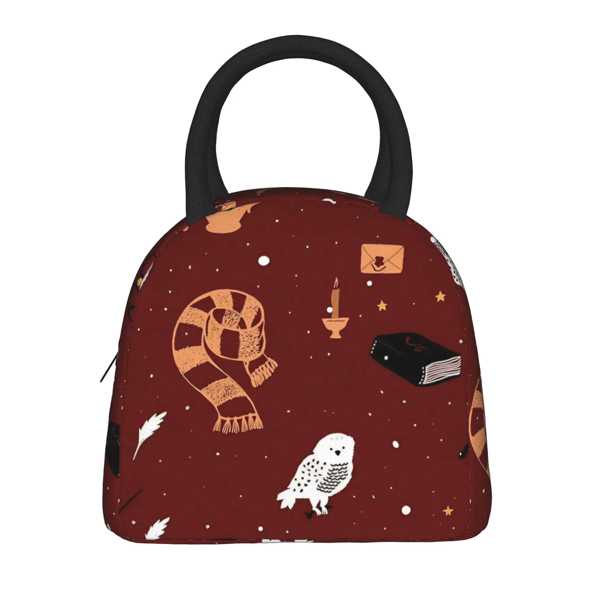 Harries Movie P-Potters Magic World  Insulated Lunch Bags Thermal Bag Lunch Container Tote Lunch Box for Men Women Work  Outdoor