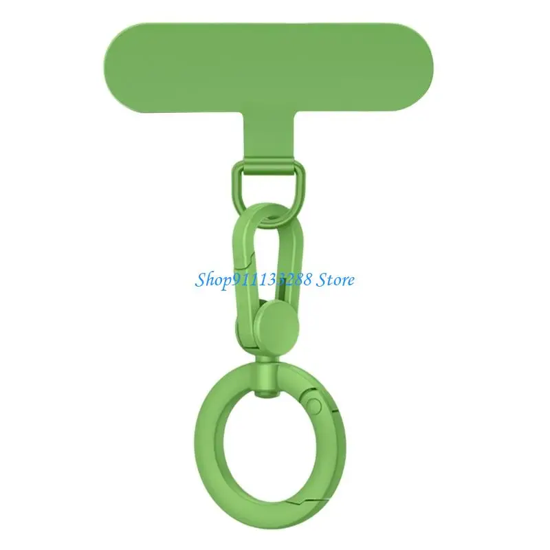 G88D Phone Lanyard Strap Adjustable 360 Degree Rotatable Hook Removable Clip Stainless Steel Attachment For Key Accessories