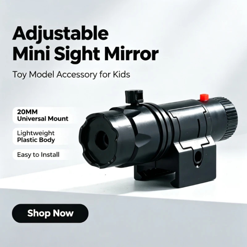 Black Plastic Decorative Light Module with Mount Base, Adjustable Mini Illumination Accessory, Hobby Craft Ornament