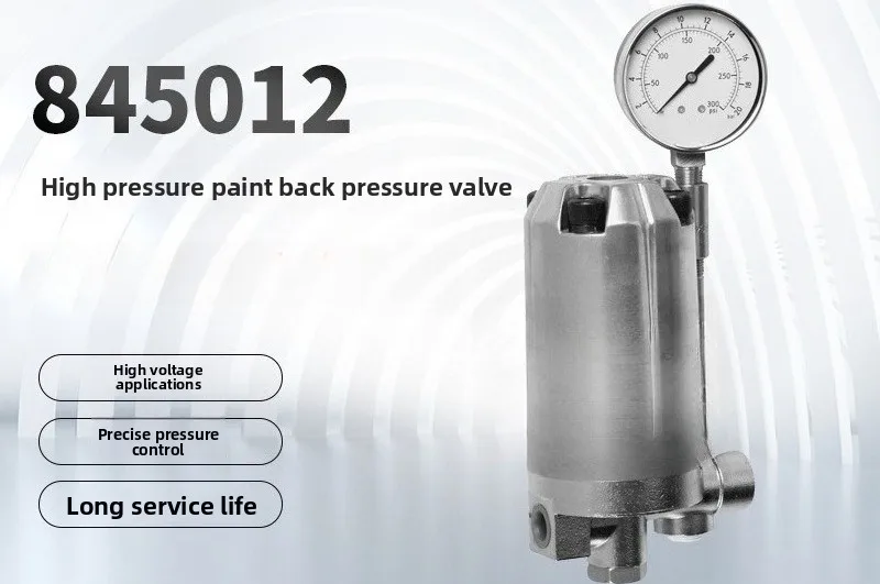 845012 stainless steel high pressure flow back pressure valve regulating valve