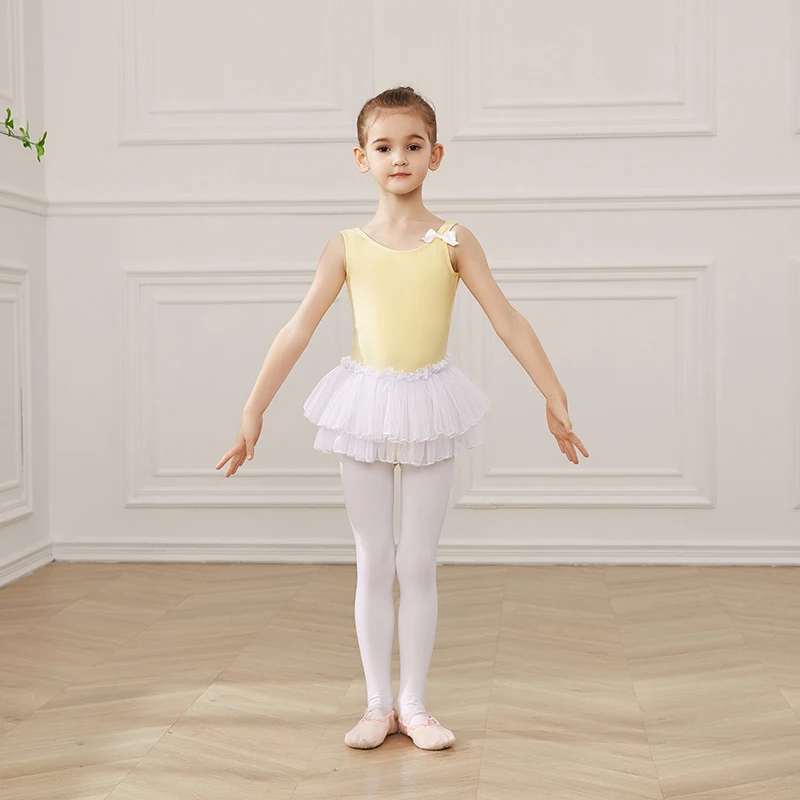 Girls Ballet Leotards Dance Clothes Bodysuit Ballet Tutu Dress For Kids Dance Tights Gymnastics Dancewear Balleriana Clothes