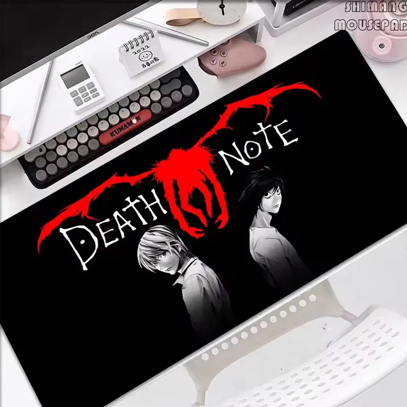 Death-Note Mousepad Pu leather INS Large Thickened Mouse Pad Oversized Gaming Keyboard Notebook Table Mat for PC Computer Table