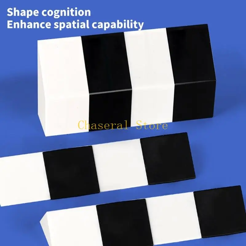 E7CE Treinamento lógico Toy Block Wooden Block Puzzle Creative Mind Challenge Desenvolvimento Sensorial Puzzle Game for