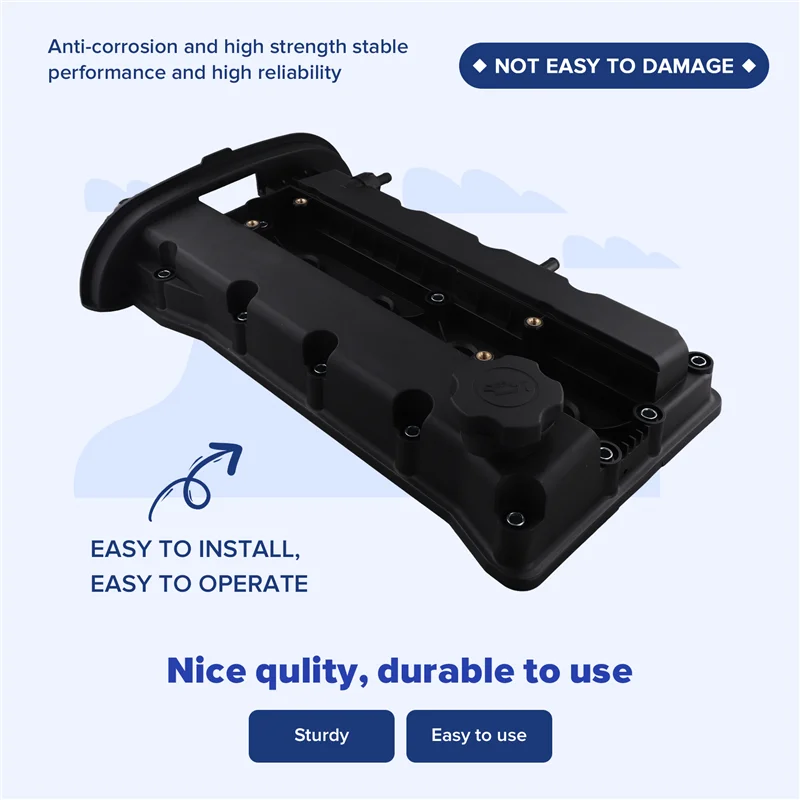 25192208 Car Engine Valve Cover For Aveo Kalos 2003-2009 25185117 96469203-A67F
