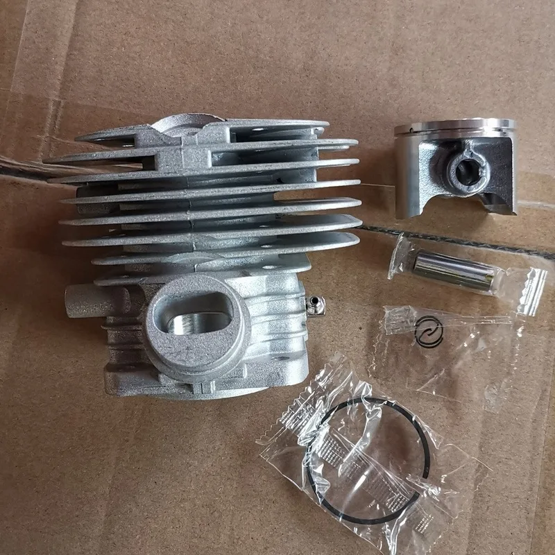 Replacement 42mm Cylinder Piston Kit For Dolmar PS‑350 PS‑351 PS‑420 PS‑421 Replace OE 195131201 Chainsaw 2‑Stroke Engine Spare