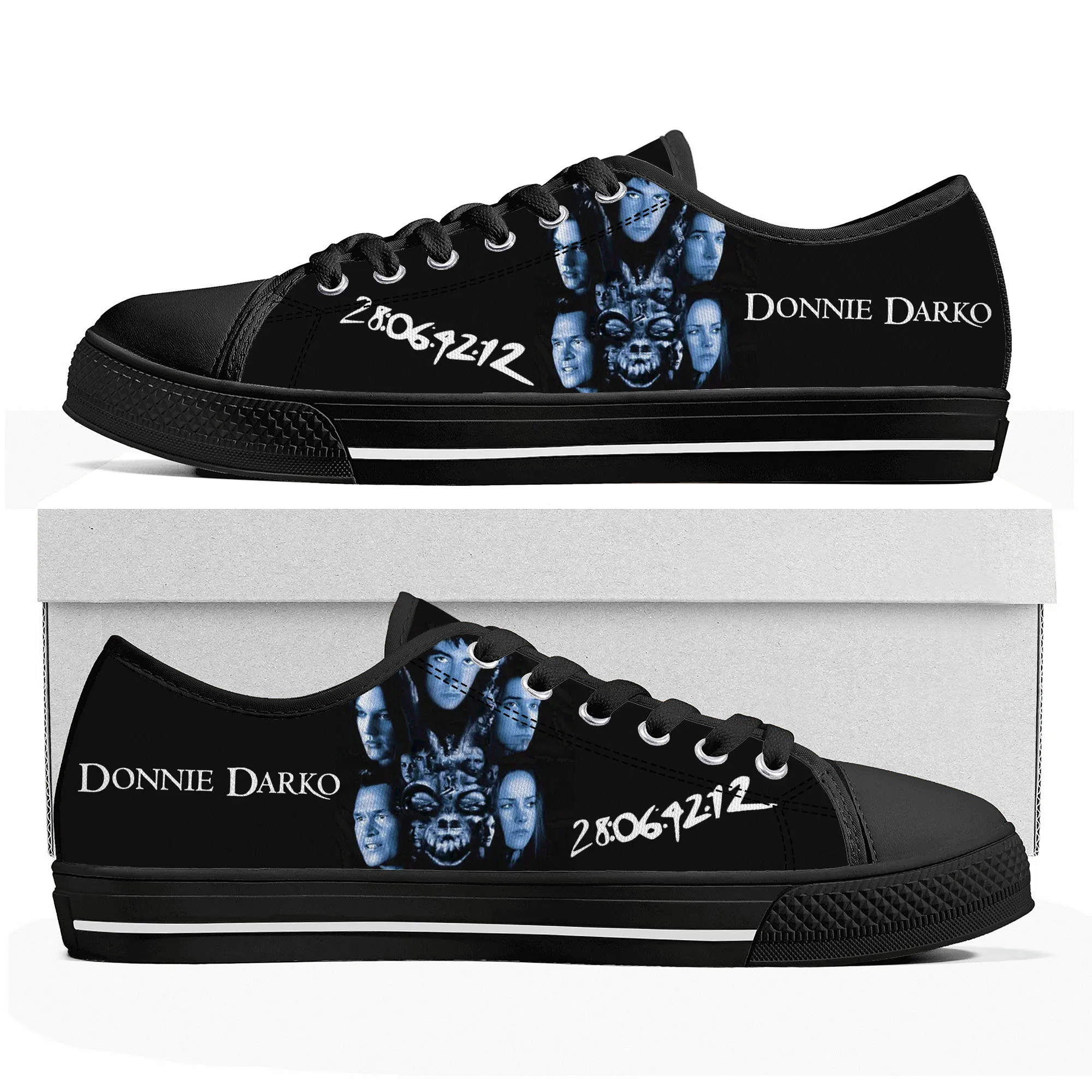 

Donnie Darko Low Top Sneakers Mens Womens Teenager Canvas High Quality Sneaker Casual Custom Made Shoes Customize DIY Shoe