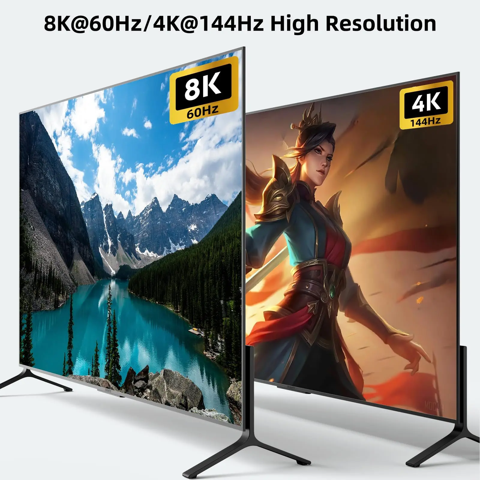 デュアルモニターkvm2ポートスイッチ,8k @ 60hz,4k @ 144hz,hdmi,dp,usb 3.0,拡張ディスプレイ,2モニター,2コンピューター,新品