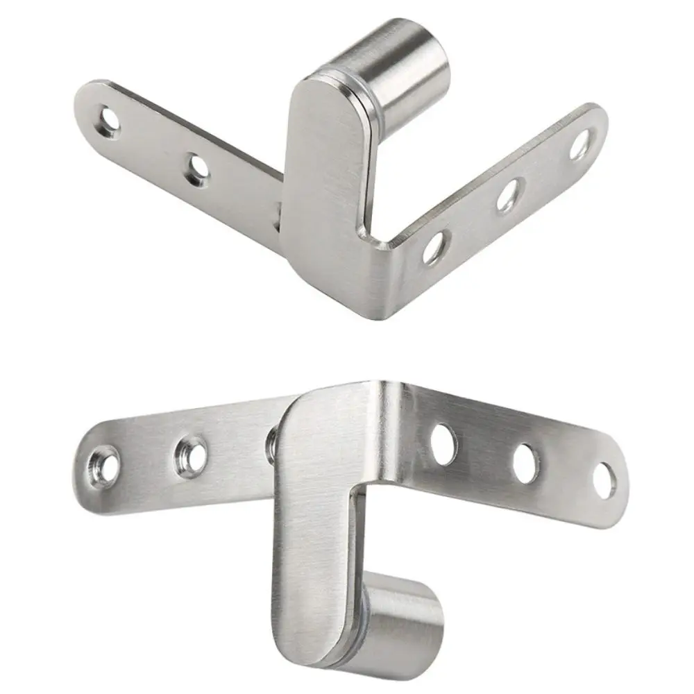 

1pair 270 Degree Rotation Door Hinge 3mm Thick Drawing Process Rotary Axis Hinges Strong Bearing Capacity Stainless Steel