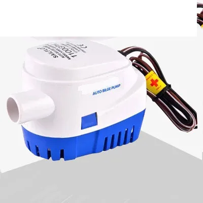 

NEW NEW Oversea 1100GPH Boat 12V Marine Automatic Submersible Bilge Water Pump Fully Auto Float Switch Internal