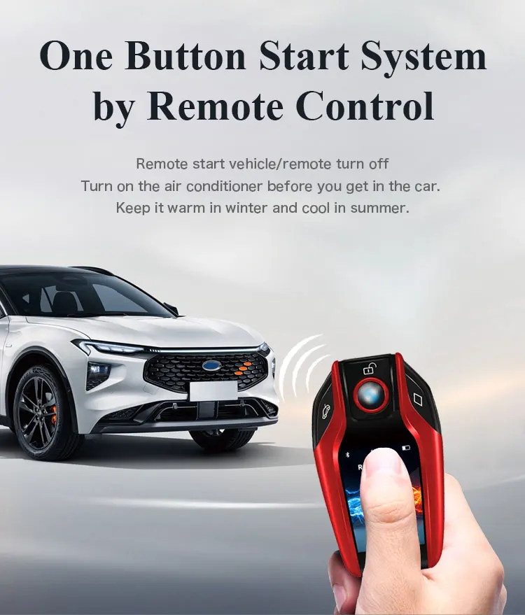 New Smart Phone Remote Engine Start Stop Passive Keyless Entry System BR APP Remote Control Car Alarms