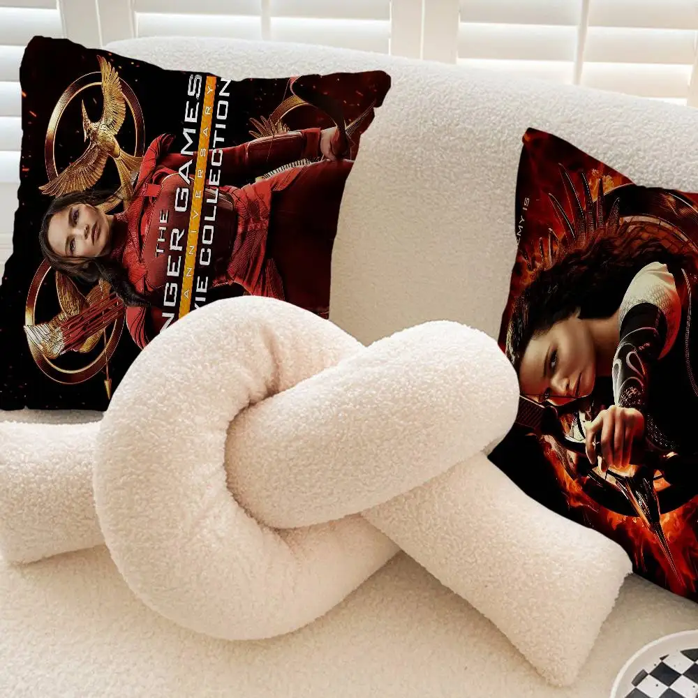 فيلم لعبة الجوع 45*45 سنتيمتر غطاء الوسادة وسادة غطاء ديكور المخدة المنزل المخدة لوسادة الأريكة #5