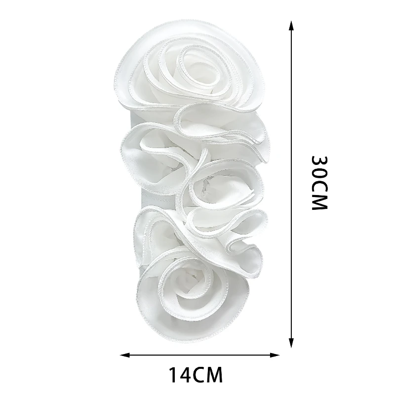 Handgemachte Stoff Spitze Blume Broschen Pins für Frauen Hochzeit Abendkleid Abzeichen Modeschmuck Kleidung Dekoration Zubehör – Detail 6
