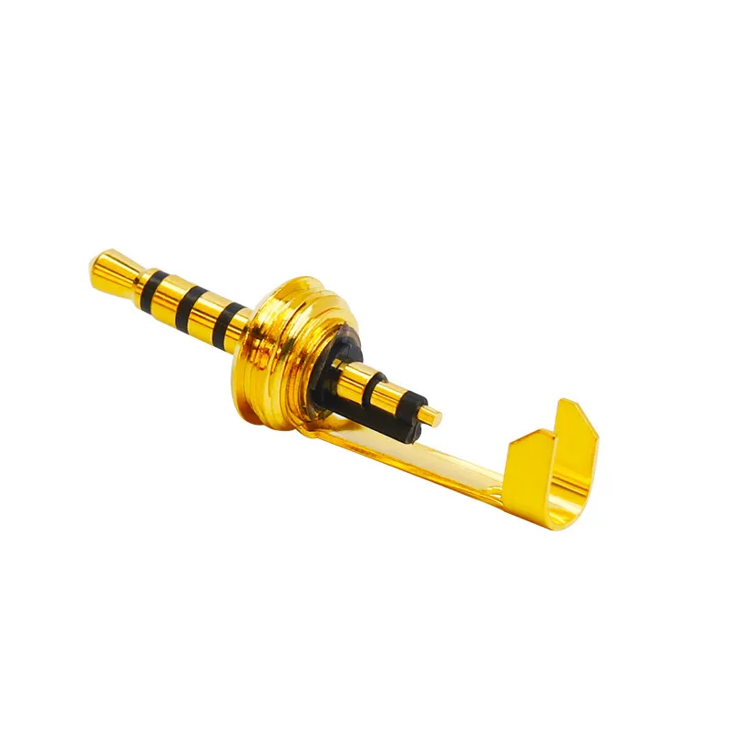 Japanese imported NOBUNAGA Nobunaga 2.5mm balanced headphone plug 4 sections gold-plated/silver-plated connector