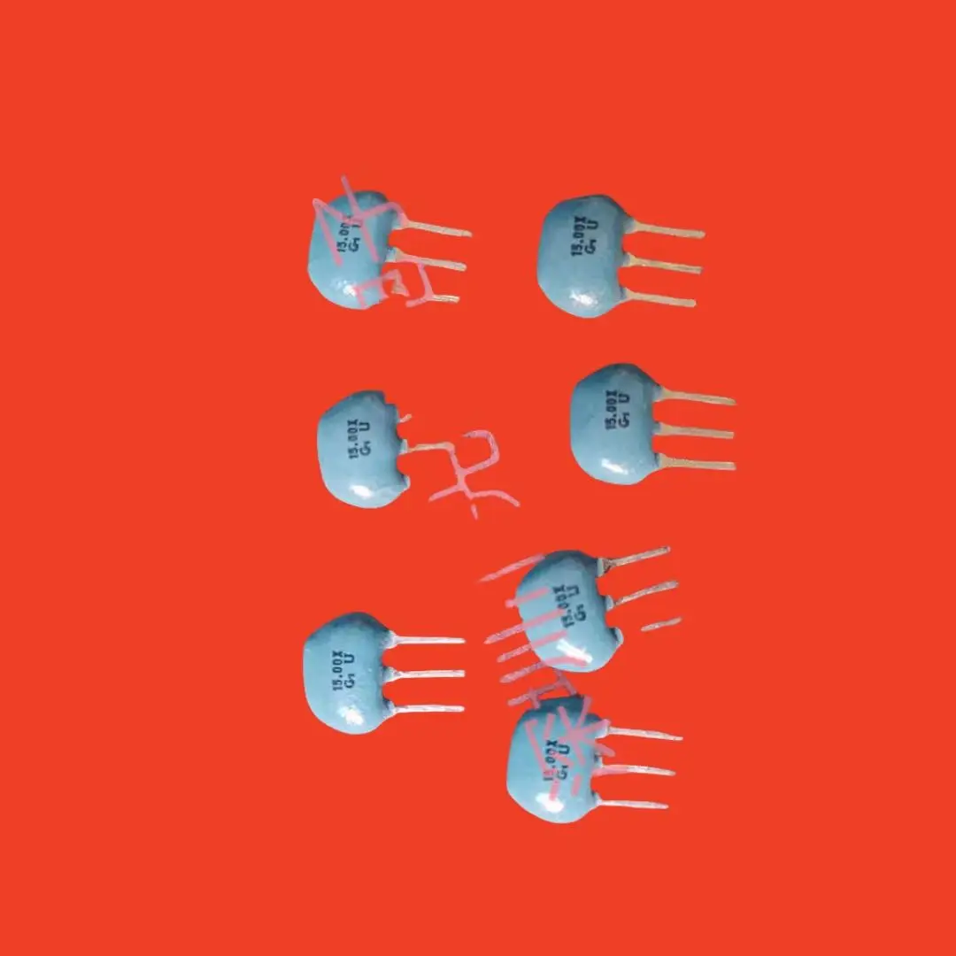 50PCS/ 15M  ceramic crystal oscillator CST15.00MXW 15MHZ 15.00X in-line 3-pin filtering