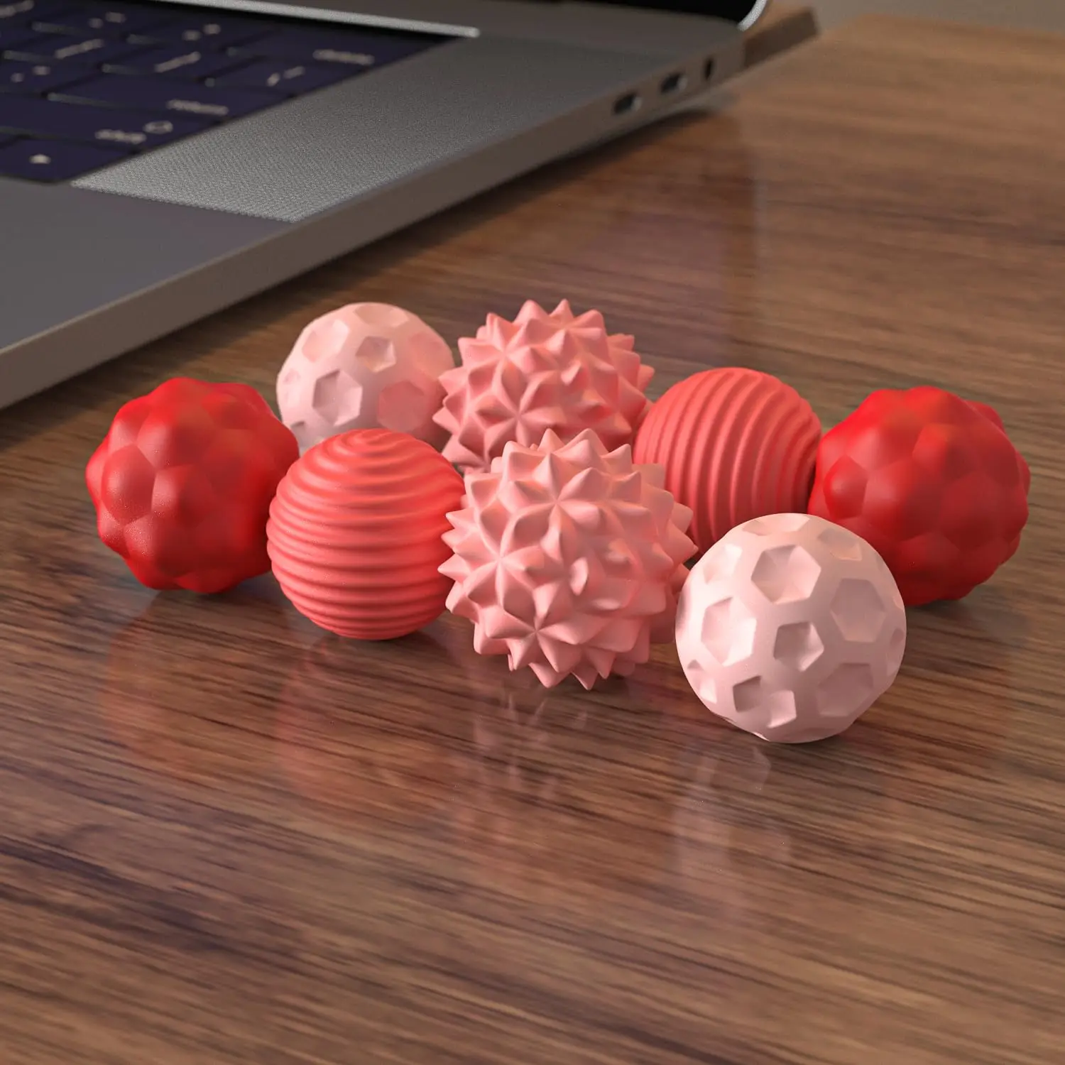 8 ชิ้น Magnetic Sensory Fidget Ball ของเล่นดึงดูดลูกบอลความเครียดพร้อมเปลือกซิลิโคนสําหรับผู้ใหญ่และวัยรุ่น