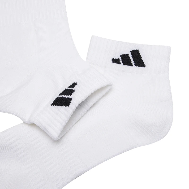 جوارب Adidas Neutral لمنتصف الساق، ثلاثة أزواج، جوارب رياضية للتدريب على اللياقة البدنية، قابلة للتنفس، مريحة، جوارب كاجوال Jc9270