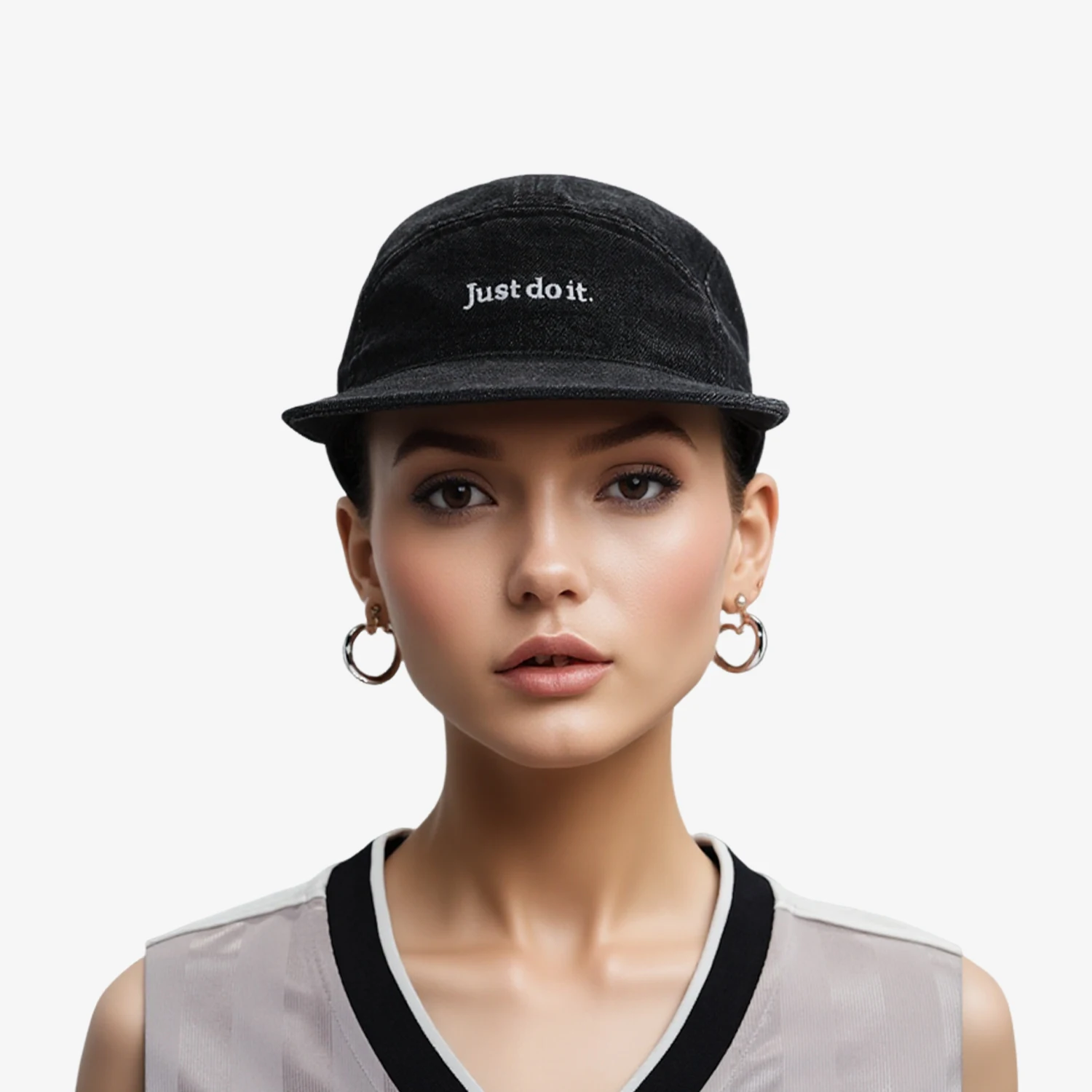 Nike genuine new men's and women's sports casual soft top denim sports cap IB2345-010