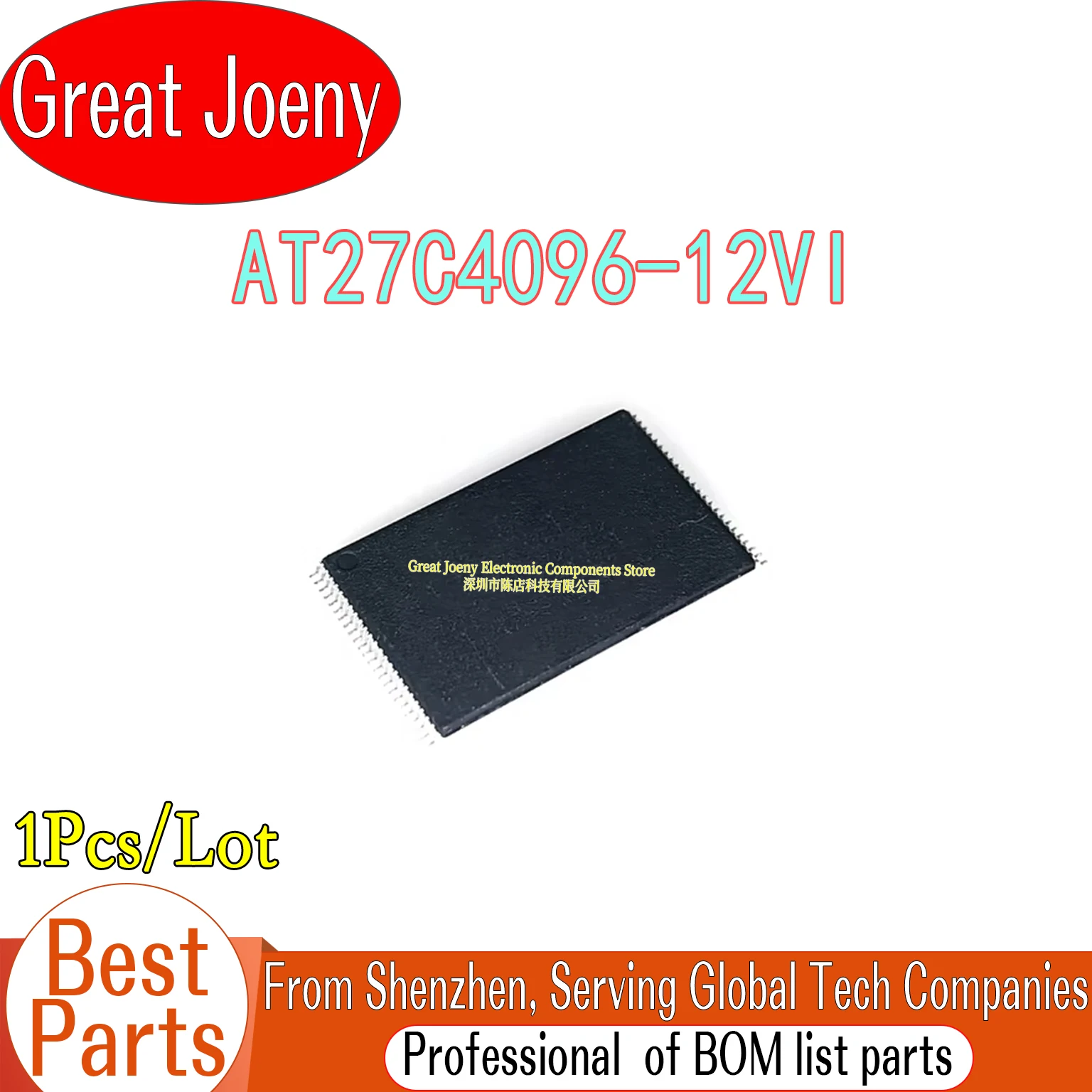 

100% New Original AT27C4096 AT27C4096-12VI IC Chipset VSOP-40