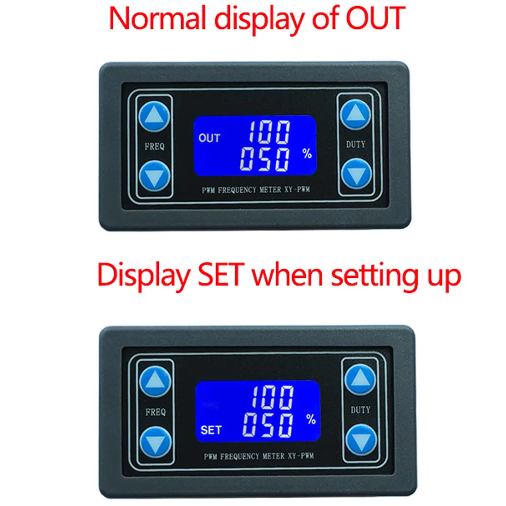 Generatore di segnale Display digitale 1HZ ~ 150KHZ 3.3-30V PWM frequenza di impulso rapporto di servizio regolabile onda quadrata rettangolare