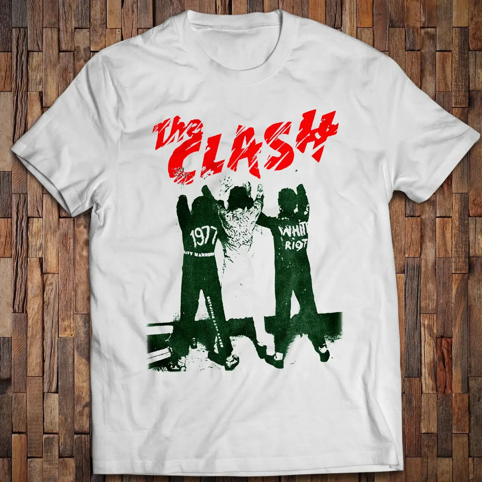 Plus Size Streetwear Casual Short The Clash T-Shirt Singles Box Sound System The Vanilla Tapes Joe Strummer Harajuku Clothing