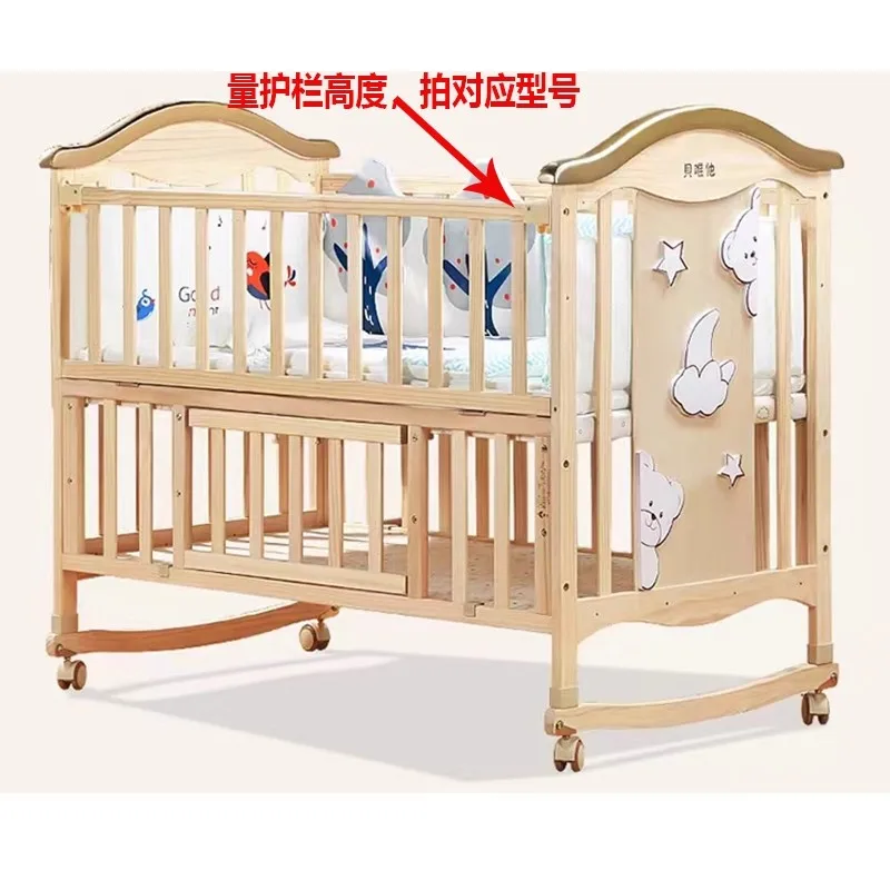 Hebillas de riel de seguridad giratorias automáticas para camas de bebé, Clips giratorios de plástico, hebillas abatibles, sujetadores de barandilla seguros para seguridad