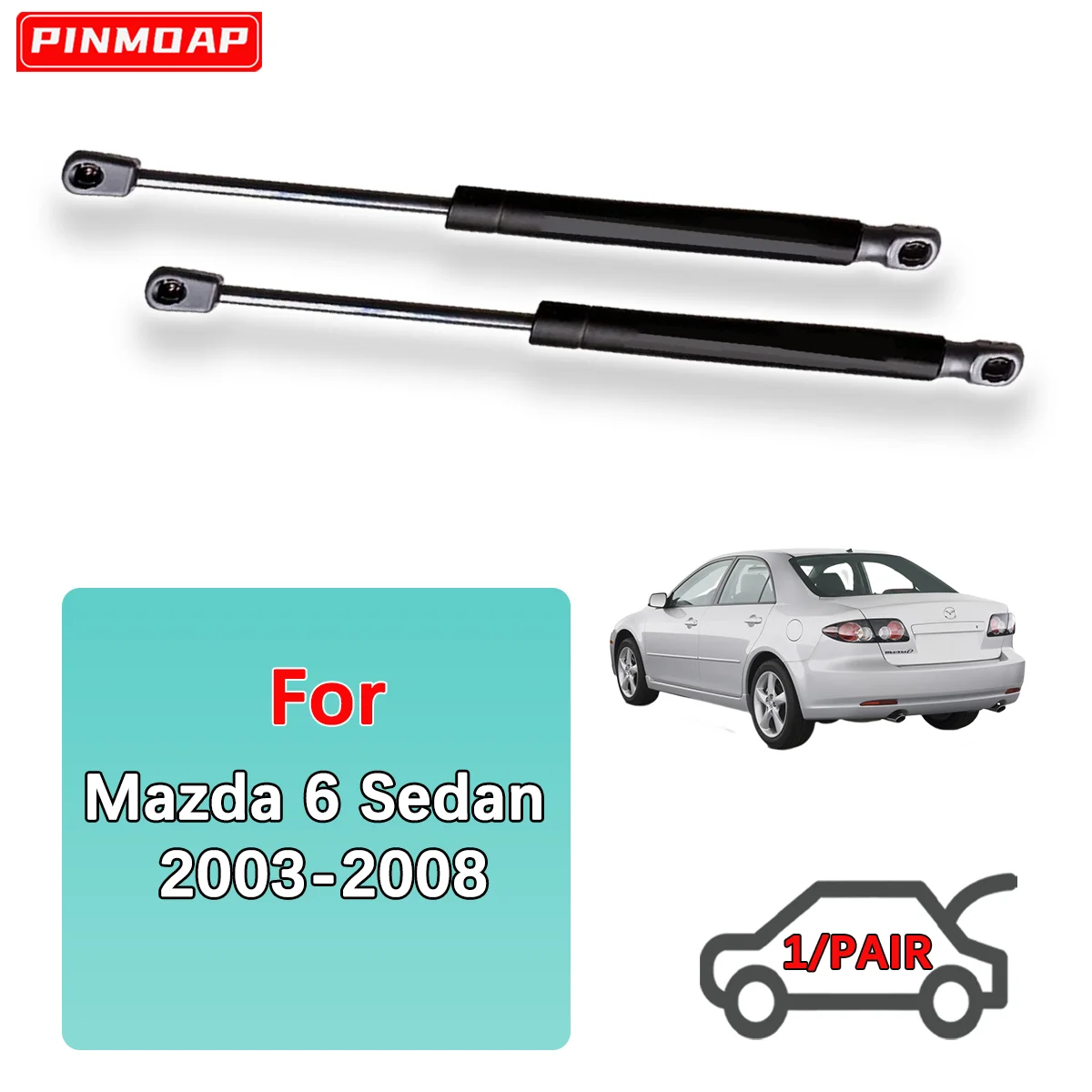 

Газовые стойки багажника, пружинная планка для Mazda 6, седан 2003-2008 OE AP1074Q SG4040, задняя амортизационная стойка, прижимная штанга