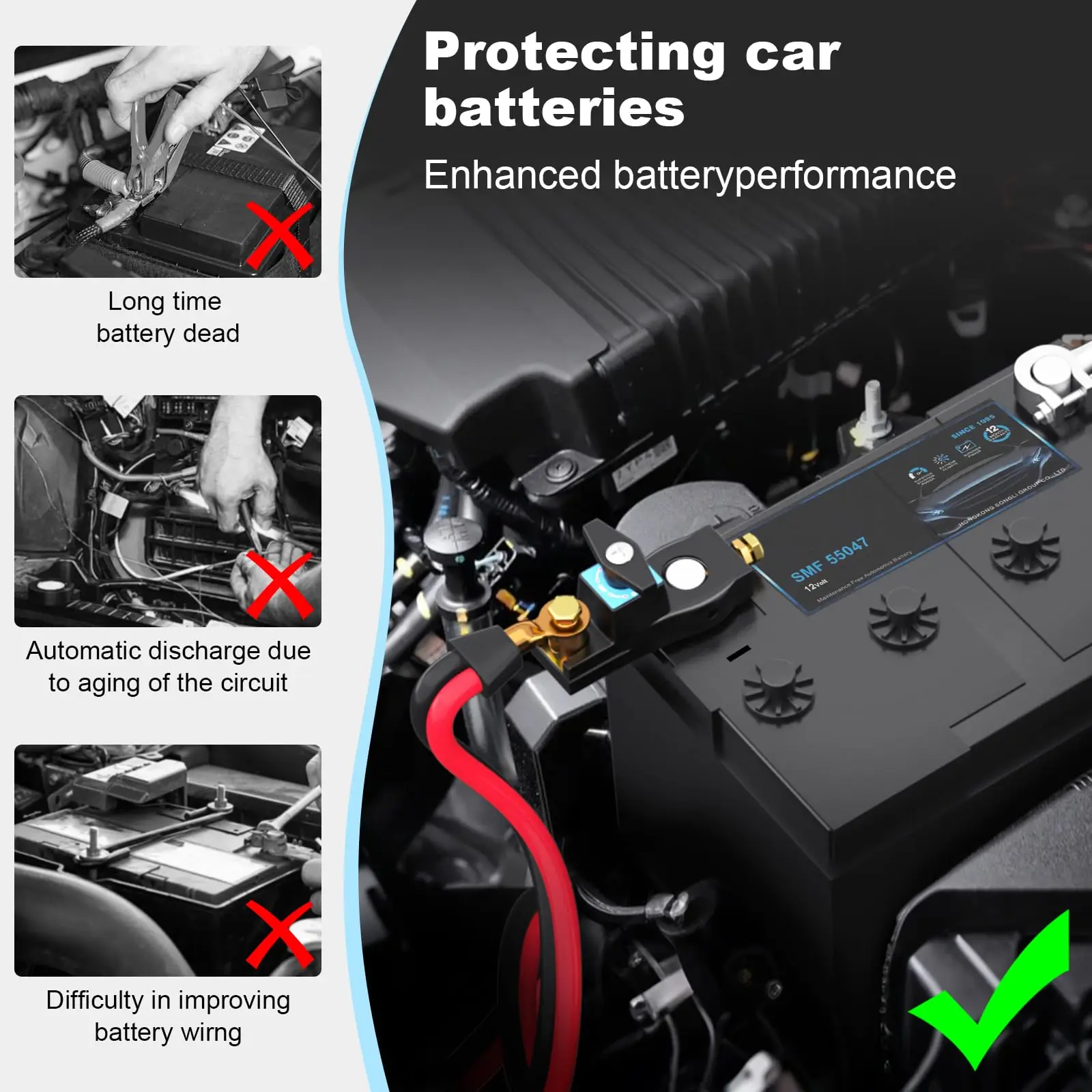 مفتاح فصل البطارية، مفتاح إيقاف تشغيل البطارية عالي التحمل، مفتاح قتل عازل للبطارية الرئيسية عالي التيار