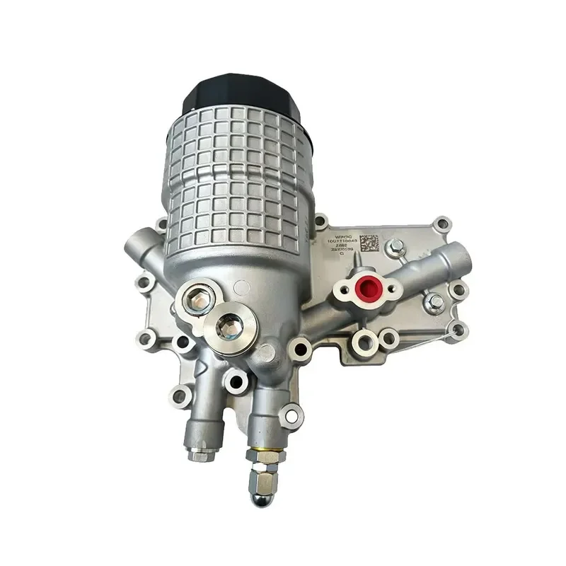 for Weichai WP6G125E Wheel Loader Oil Cooler Spare Part 1001116645 Metal High-speed Machine B2 Type for WP10 WP12