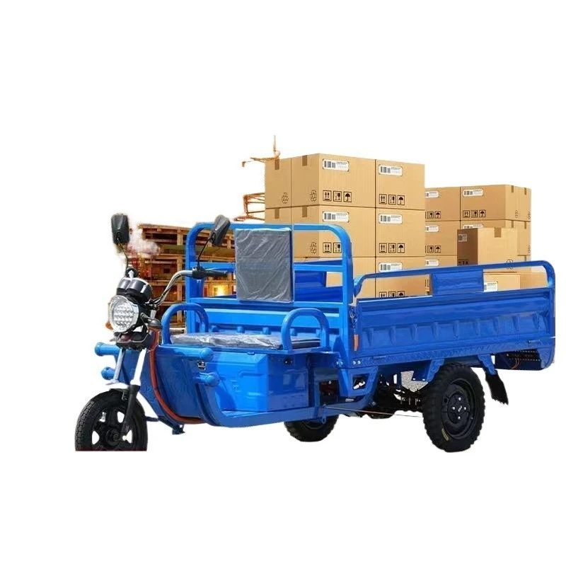 Electric tricycle pulling cargo king battery car agricultural vehicle scooter household tricycle express vehicle