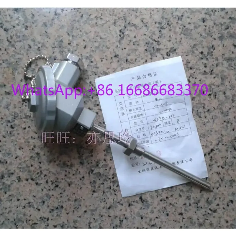 Temperature instrument high-precision sensor with transmission standard thermal resistance WZPB-223