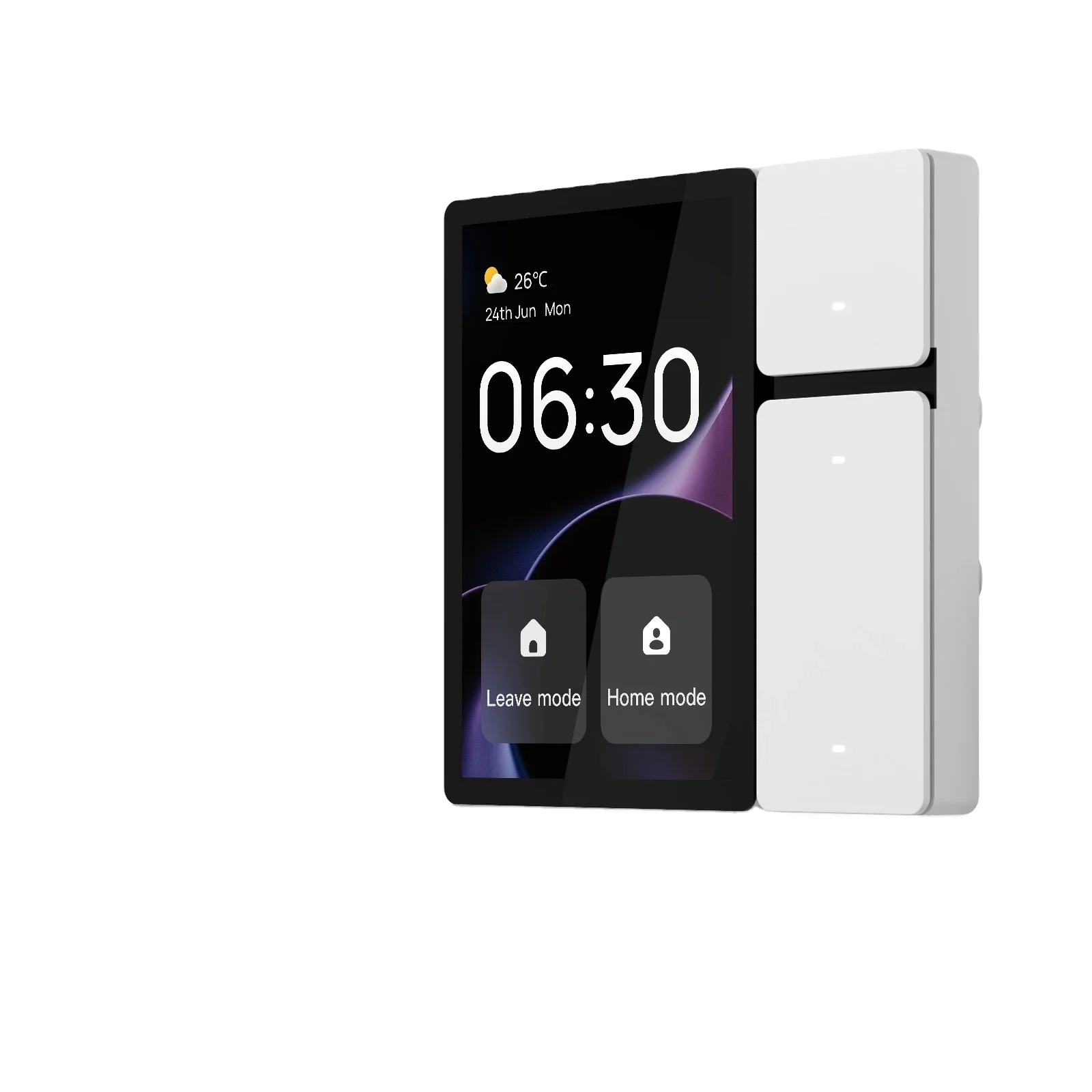

Tuya WiFi 3.5-inch Smart Control Panel Screen 3 Relays 3 Physical Buttons IR Remote Control Bluet00th Sigmesh Hub Built-in