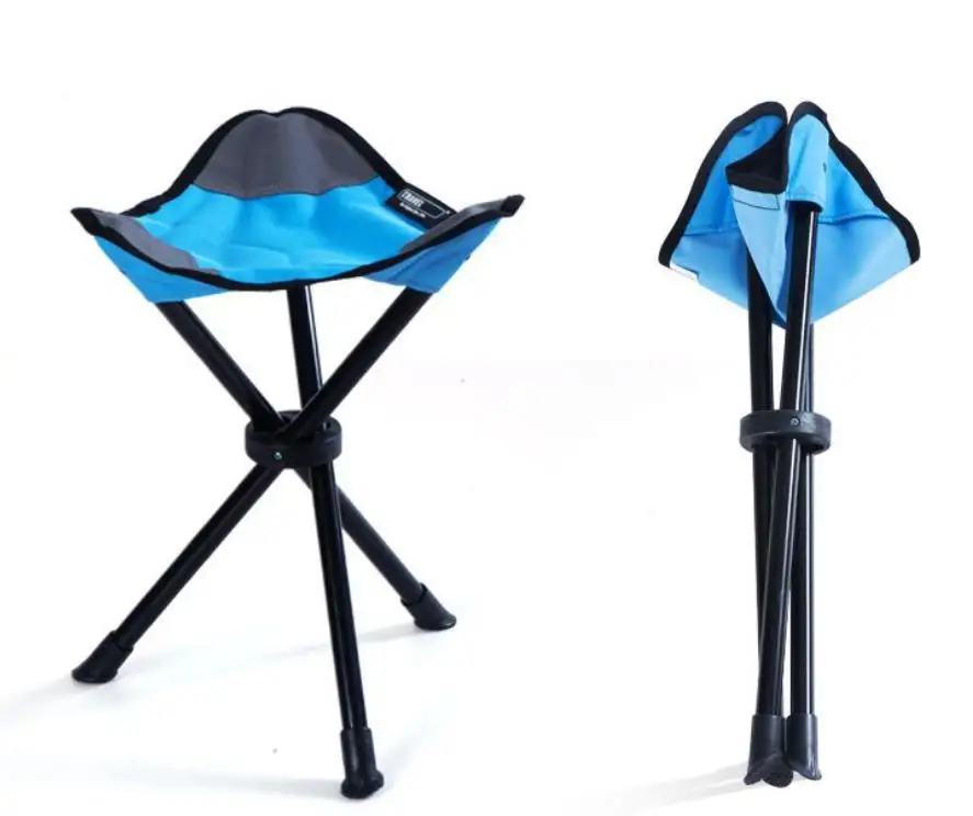 Wholesale Portable Three-legged stool Mini Camping stool Folding Fishing Stools Beach stool