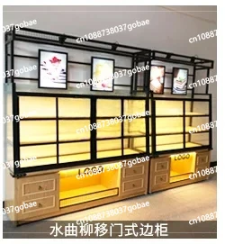 Birthday Cake Model Display Cabinet Mold Shop Sample Display Cabinet Glass Window Shelf Commercial Bread Counter Display Stand