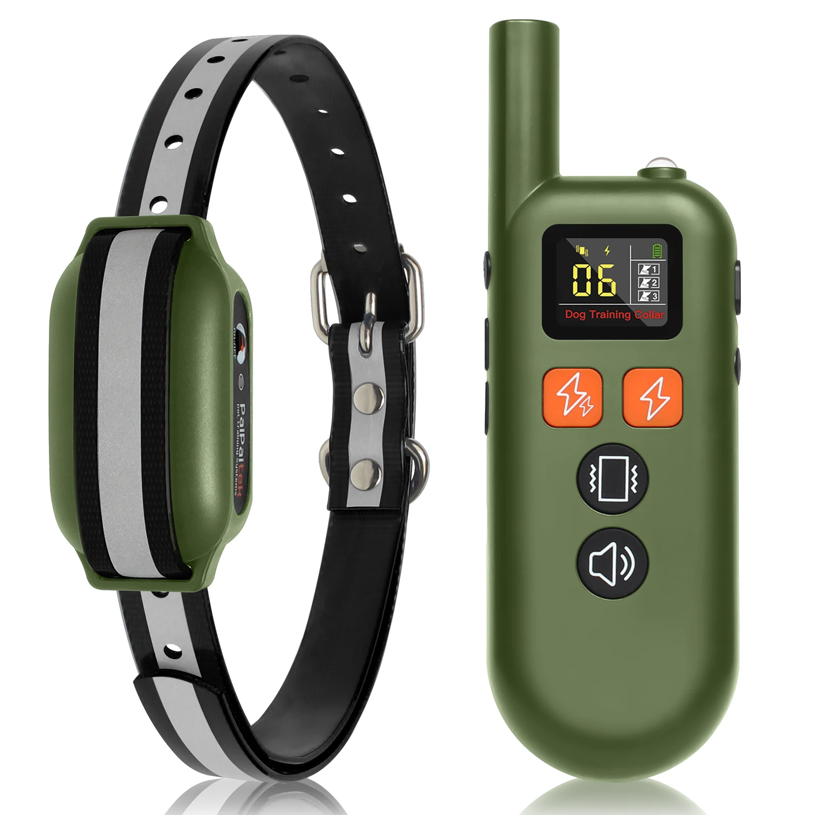 

Rechargeable Waterproof Dog Electronic Training Collar Dog Shock Collar With Remote for Large Medium Small Dogs Training Collar