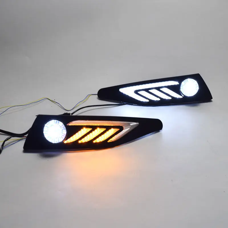 

SAAR подходит для Buick Verano 2018, светодиодные аксессуары для модификации дневного света, противотуманные фары