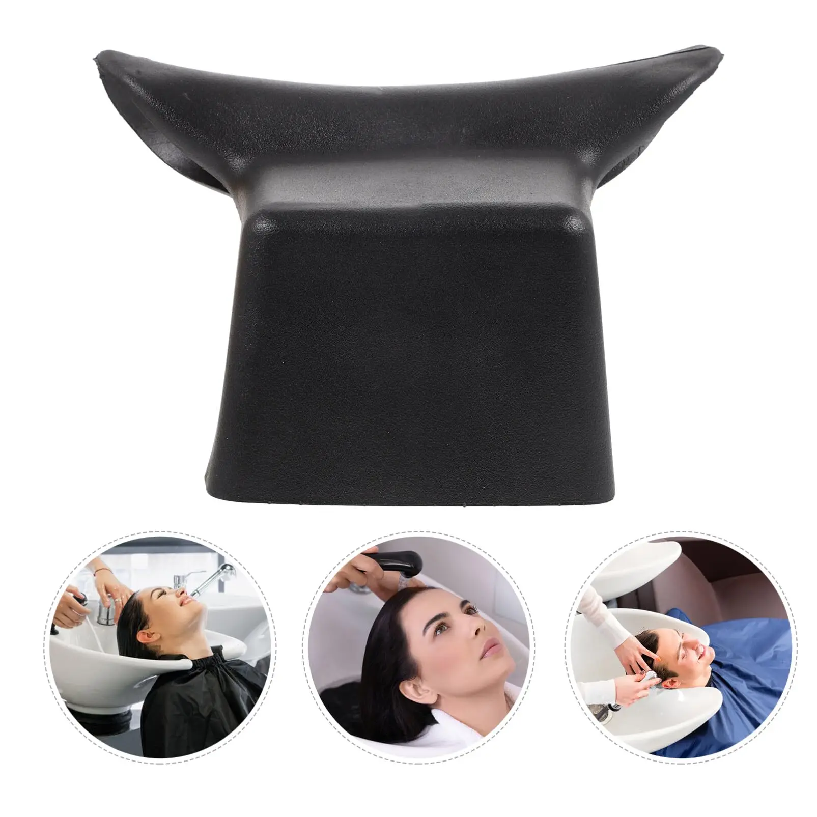 Salon Neck Rest Cushion Shampoo Bowl Neck Pillow Professional Silicone Salon Sink Neck Rest Hair Washing Tray Accessory