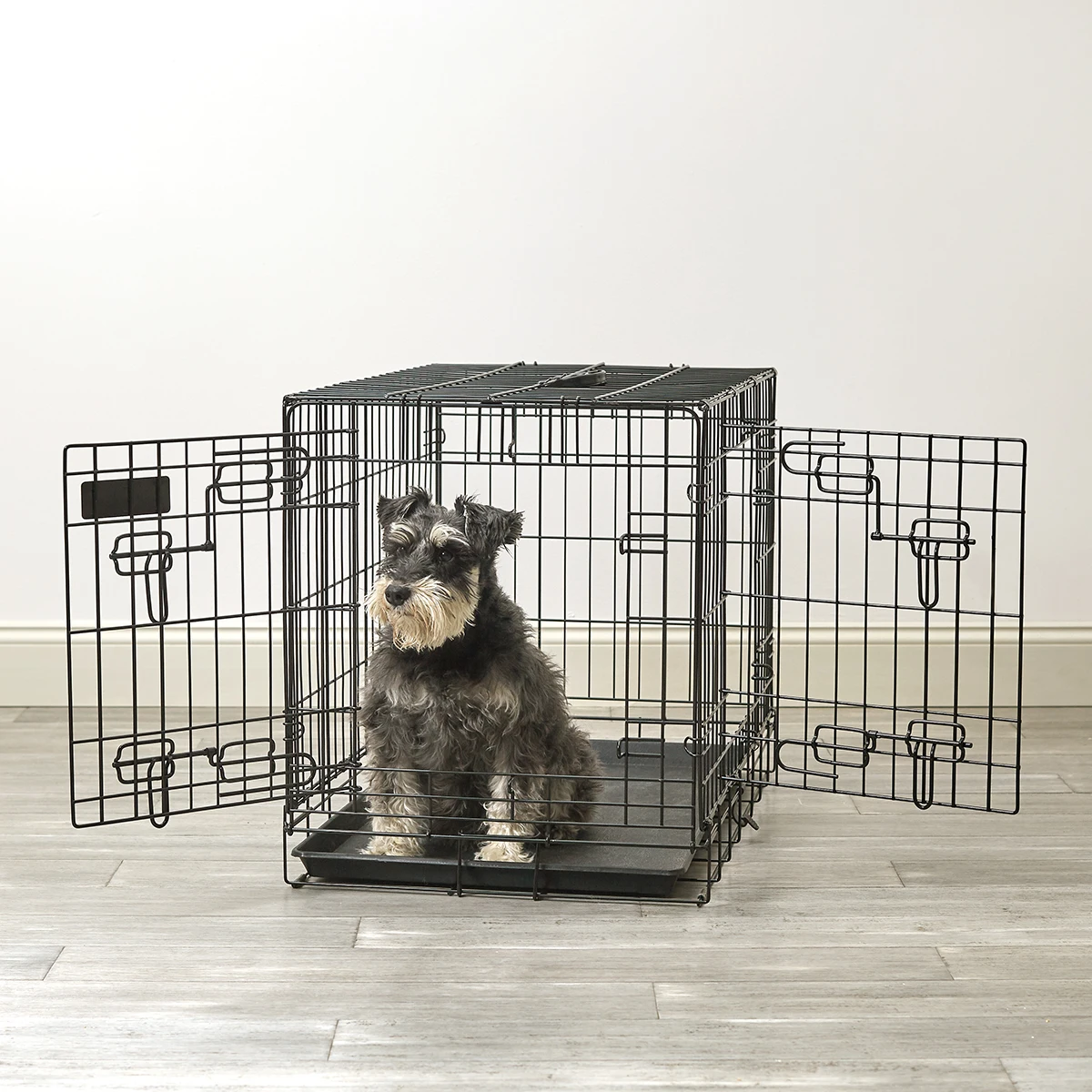 

Metal Foldable Dog Kennel Multiple Sizes Outdoor Collapsible Crate