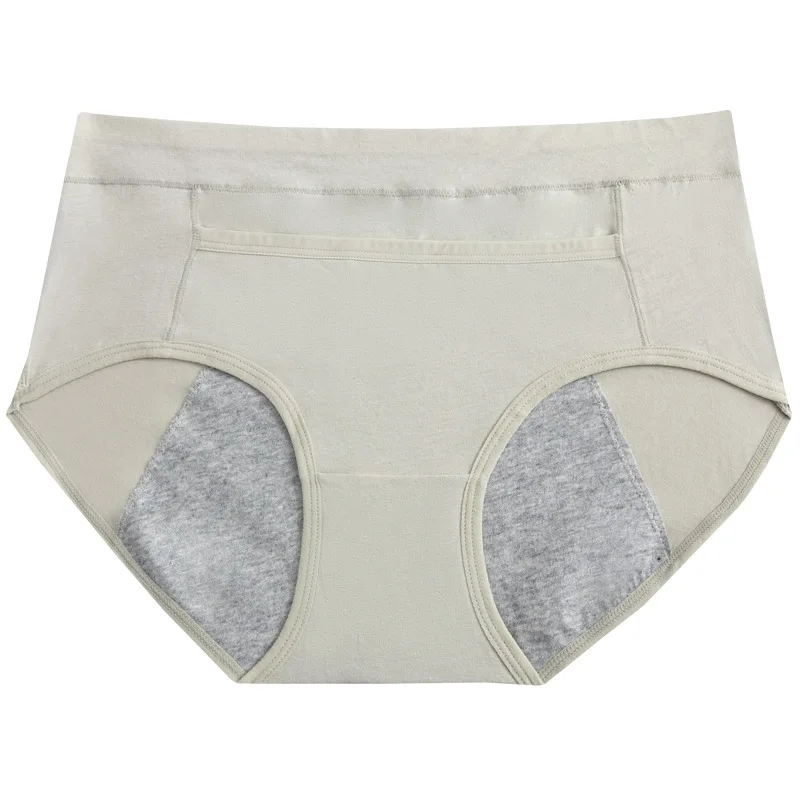 Women\'s Cotton higth waist panties Menstrual cycle absorbent underwear female Leak Proof Physiological Pants Briefs For Menstru