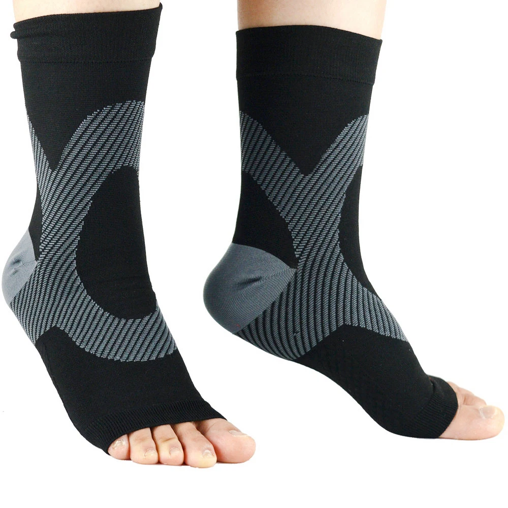 1 Pair Nano Socks Neuropathy Socks Compression Sleeve For Ankle For Swelling,Plantar Fasciitis,Sprain, Neuropathy, For Women/Men