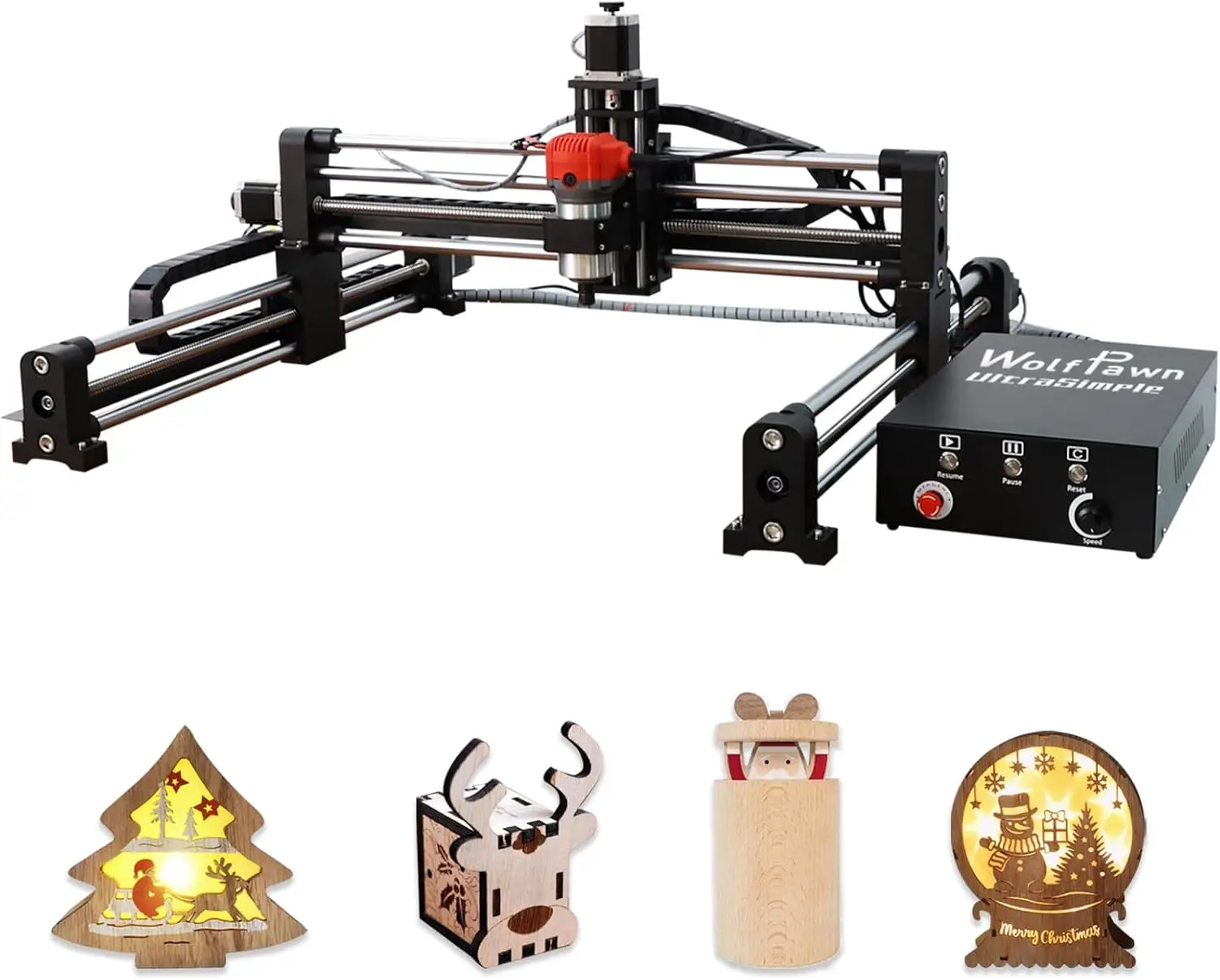 

Upgraded CNC Router Machine,3-Axis Grbl Conrol Milling Machine for Wood Acrylic Aluminum,Engraving Milling Machine for Wood Aluminum Cutting to Linear Rails