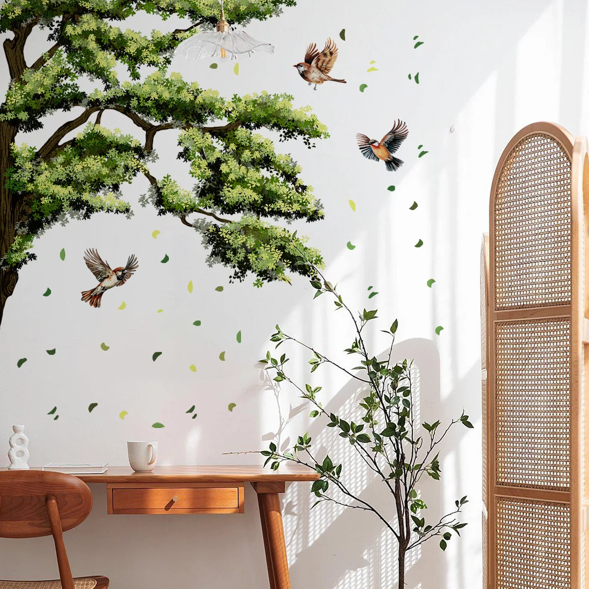 Hand Painted Thick Branches Wall Stickers Home Decoration Window Wall Stickers