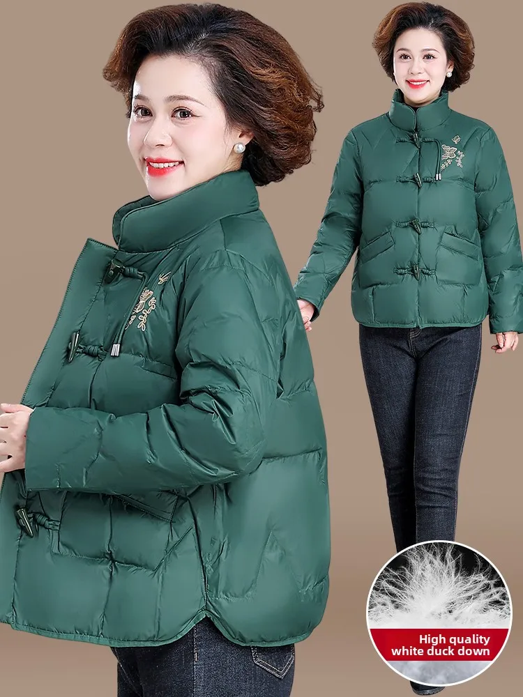 

Легкая женская куртка-пуховик Sli: модное хлопковое пальто для осени и зимы для женщин среднего и старшего возраста