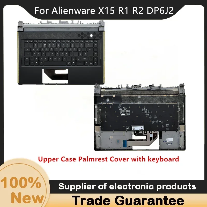 Neu Für Dell ALIENWARE x15 R1 R2 Laptop Ober Fall Palmrest Abdeckung Shell 0M4YCD 0V6M0K