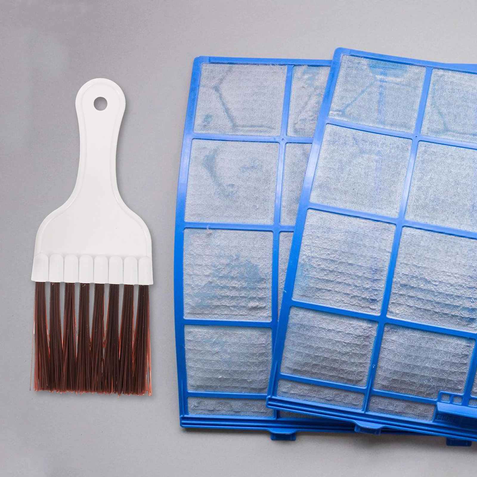 

1Set Ac Fin Cleaning Tool Set Heavy Duty Straightening Brush for and Thin Radiator Dust Removal